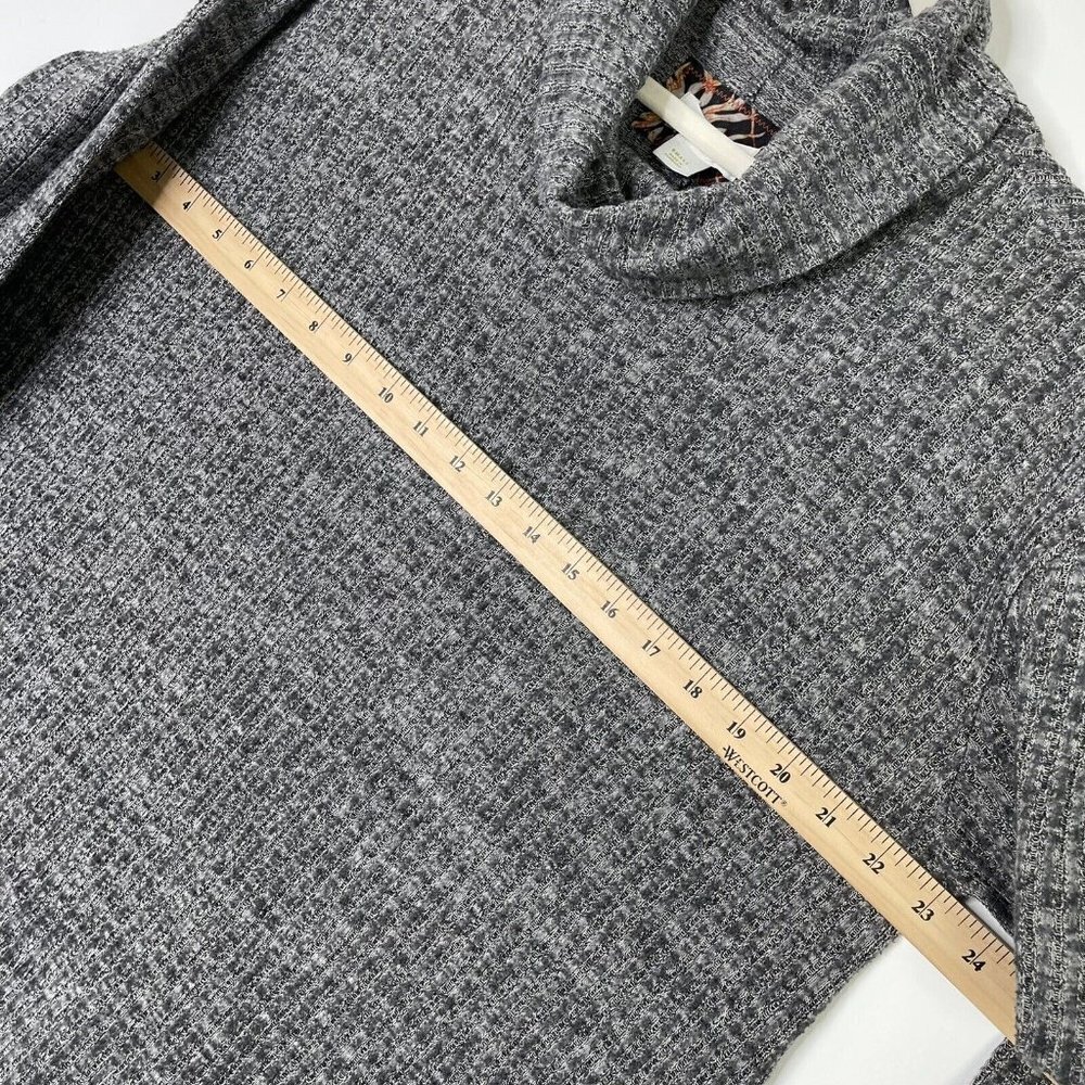 Anthropologie Maeve Cowl Neck Sweater Women’s Size Small Gray Knit - Picture 7 of 8